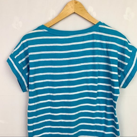 Van Heusen Retro Striped Cotton Pocket Tee - Picture 4 of 8